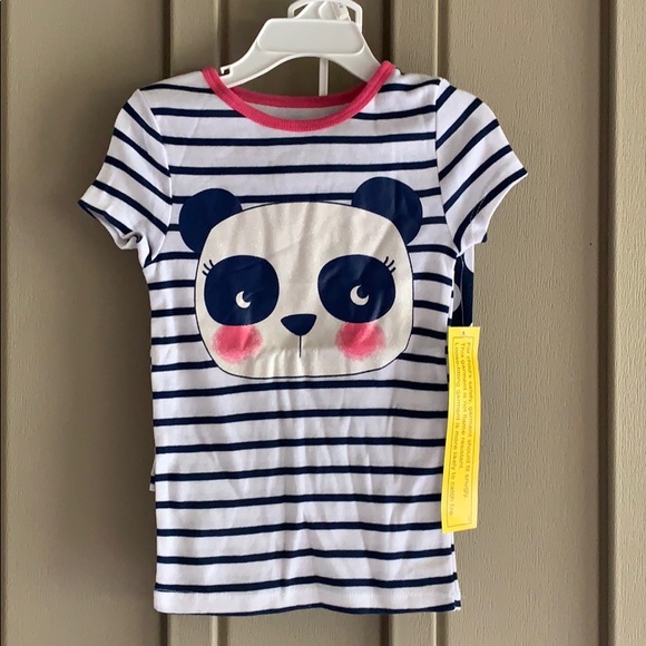Other - Member’s Mark Striped Panda Pajama Set size 4T